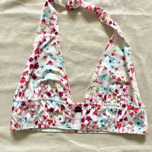 Floral print crop top - Picture 2 of 5